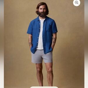 Faherty Belt Loop All Day Shorts Sz
38 Ice Ice Gray